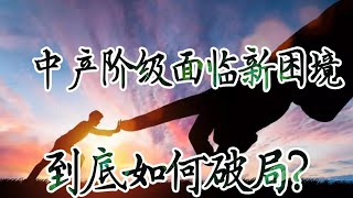 中产阶级面临新困境，到底如何破局？时代的一粒沙，落在普通人身上就是一座山。而最顶层的需求则是对于“自我实现的需求”，顶层需求大多是那些高收入人群才能够达到的。经济结构的橄榄形与马斯洛需求层次理论的关联