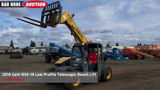 2014 Gehl RS5 19 Low Profile Telescopic Reach Lift