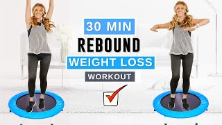 30 Minute Rebounder Workout For WEIGHT LOSS Over 50!
