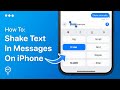 How To Shake Effect Text In Messages On iPhone | Easy Guide