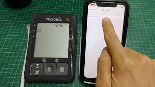 Measurement \u0026 Data Transfer: Microlife B6 Connect \u0026 Microlife Connected Health+ App (iOS)