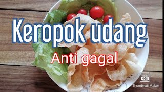 Cara Membuat Keropok Udang #keropokudang #prawncracker #prawnchip