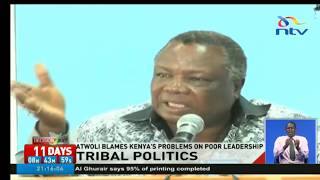 COTU SG Francis Atwoli blames Kenya's problems on poor leadership