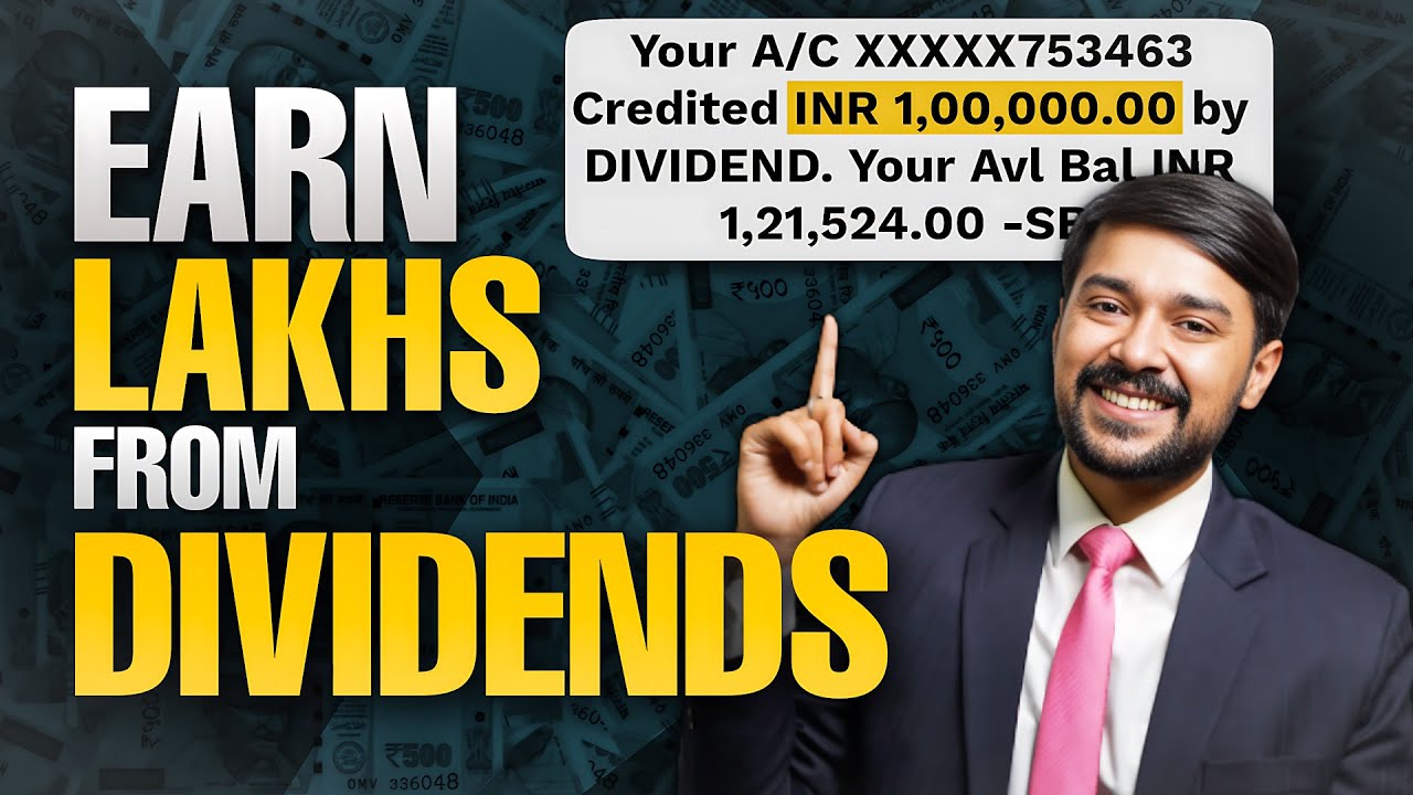 Earn ₹1,00,000 INCOME From Dividends | 5 Best Dividend Stocks For ...