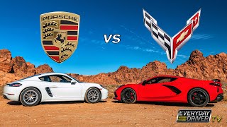 C8 Corvette vs Porsche Cayman - Best mid-engine? - Everyday Driver TV Season 8