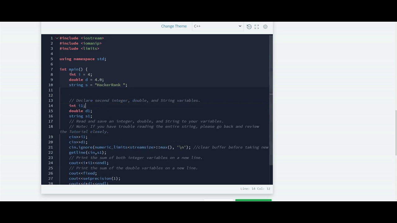 HackerRank | 30 Days Of Code | Day 1 : Data Types - YouTube