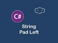 string pad left in c#