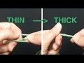 Knitters Turn THIN Yarn Into BULKY Yarn - EASY TRICK