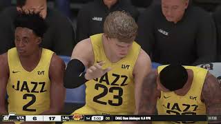 NBA 2K25 Gameplay: Utah Jazz vs Los Angeles Lakers - (Xbox Series X) [4K60FPS]