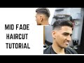 MID FADE HAIRCUT TUTORIAL / HOW TO DO MID FADE WITH SILK BACK ON TOP