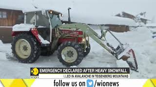 Heavy snow prompts state of emergency in Germany