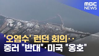 '오염수' 런던 회의‥중러 \