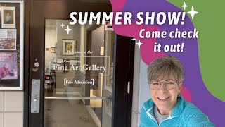 ARTIST GALLERY SHOW! Gallery Artist VLOG! By: Annie Troe