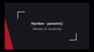 What is parseInt() in JavaScript