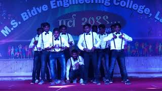 M. S. #Bidve engineering college #Latur ||#पर्व2019 youth fest ||#Rockstars Chawat Boys group Mashup