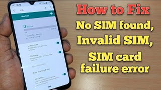 How to Fix No SIM Found, Invalid SIM, Or SIM Card Failure Error on Android