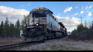 CN A46921-07:NS 4458 DP NS 4470 CN 3828 at Chambord,Qc 11/07/2022