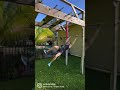 CRAZY Backyard American Ninja Warrior Training #shorts