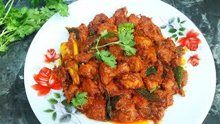 Vege Chicken Varuval | Vegetarian Ayam Masak Varuval Sedap | Rajie's Cooking Passion #Vegetarian