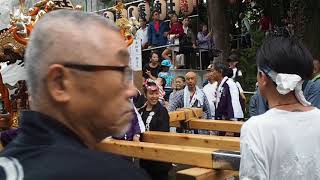 北沢八幡神社　例大祭　秋の気配　2018.9.2