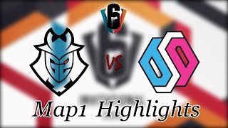 G2 Esports vs BDS Esport Map1 ヴィラ | Six Invitational 2020 グループステージ Day2 ハイライト