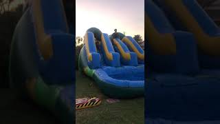 Deflating Water Slide