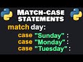 Learn Python MATCH-CASE STATEMENTS in 5 minutes! 📆