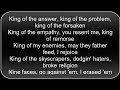 KENDRICK LAMAR BLACK PANTHER LYRICS
