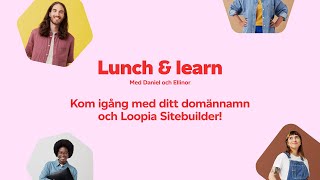 Kom igång med domännamn & Loopia Sitebuilder | Webbinarium