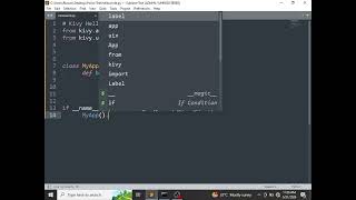 Kivy | Hello world