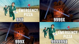 Emergency Pizza And 20Th Century Fox Intro Logo Getting 999999X Speed