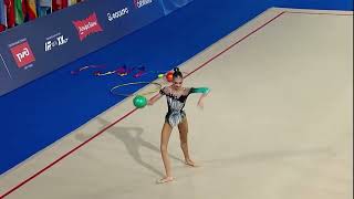 Anna Vakulenko ball Championship of Russia 2025 24.65 (All-Around Final 18th 102.80)