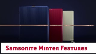 Samsonite Minter Features | Secure Zipper | Ultra Lightweight