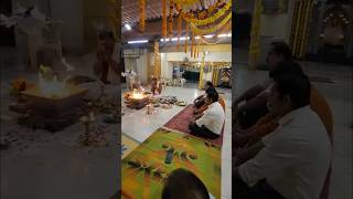 Ganapathi Homam🔥🙏SNMS-Prathishta Mahotsavam😍 #snms #mirabhayandar #dahisar #trending #shorts  #yt