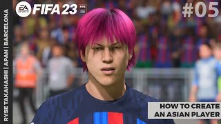 How to Create an Asian Player in FIFA 23 [] How To Create A Good Looking Player #5