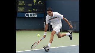 2017 US Open: Hanescu slams an overhead