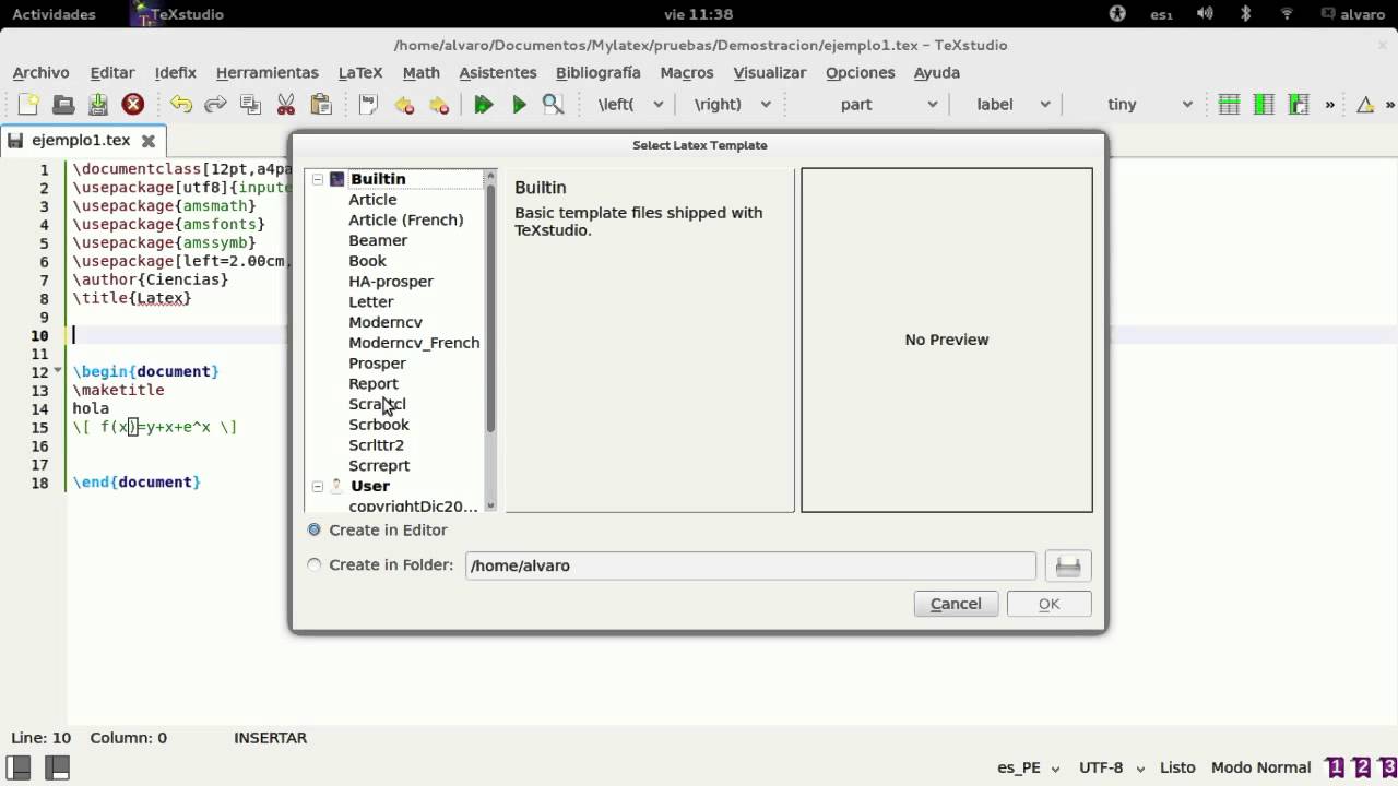 Texstudio Presentación Youtube