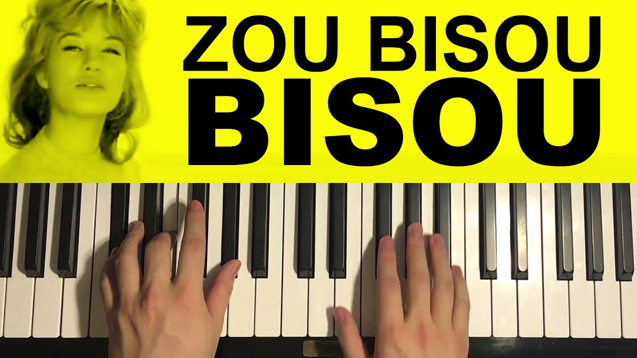 Gillian Hills - Zou Bisou Bisou (Piano Tutorial Lesson) - YouTube