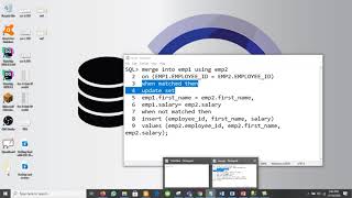 Merge Table Statement in SQL