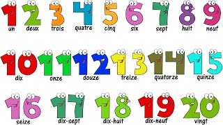 French Lesson - NUMBERS 1-20 - Compter jusqu'à 20 - Learn French