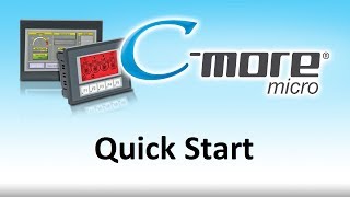 C-more Micro HMI -- Quick Start for Touch Screen Display for PLC at AutomationDirect