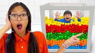 Jannie and Maddie Cube Challenge and other Funny Kids Stories