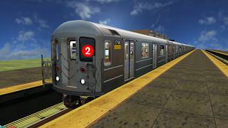 Openbve New York City Transit (2) line from 241st street Bronx to Flatbush Brooklyn