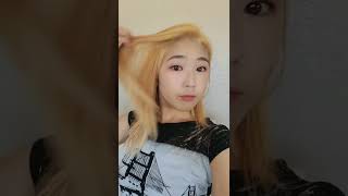 Bleach and Tone at home | 인생 첫 셀프탈색과 토닝을 해봤다. | 처음이라 너무나 낯선 내 머리 | 웰라 탈색, T14 토닝