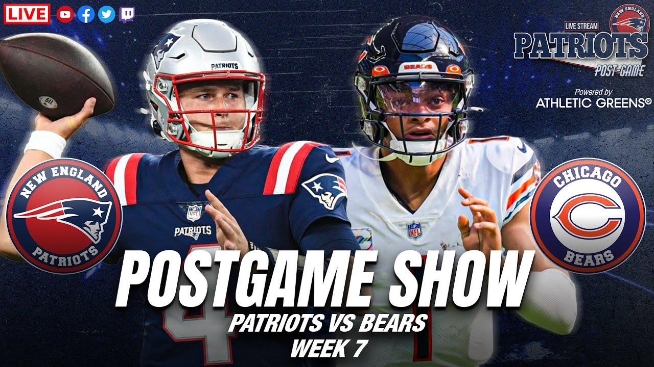 LIVE: Patriots Vs Bears Postgame Show - YouTube