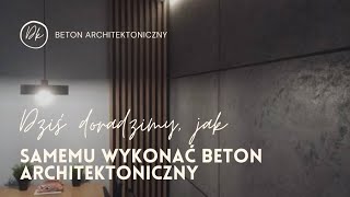 jak zrobić samemu Beton architektoniczny  fox jeger San Marco jednowarstwowy z czarnymi paskami