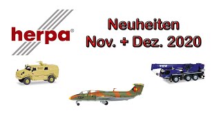 🛬🚙🚐 Die Herpa Neuheiten November + Dezember 2020 in der Übersicht