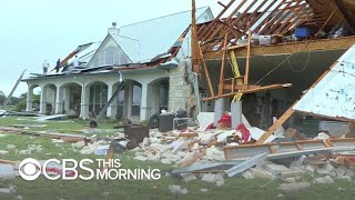 Severe storms tear through Texas