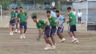 Sainik School Bijapur, Hockey, Rashtrakoota, Adilshahi, Game in progress, June 2014