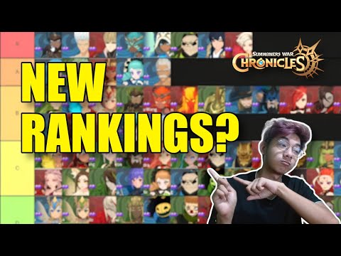 UPDATED RGB Nat 5 PVP Tier List! Summoners War Chronicles